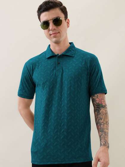 SZN Men Polo Collar
                      T-shirt