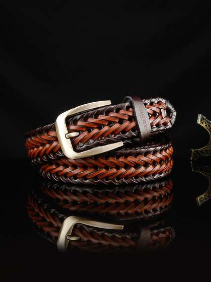 LOUIS STITCH Men
                      Braided Spanish Leather Belt