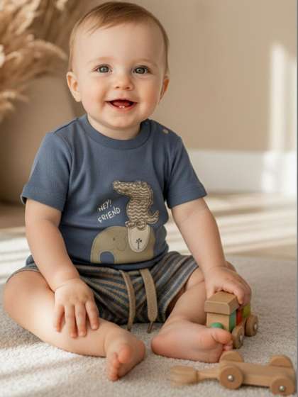 Gini And Jony Infants
                    Boys Cotton Co Ordinate