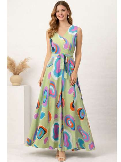Sleek Italia Printed
                        Basic Jumpsuit