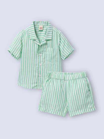 Ed-a-Mamma Boys
                      Striped Shirt with Shorts
