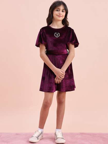 U.S. Polo Assn. Kids
                    Puff Sleeve A-Line Mini Dress