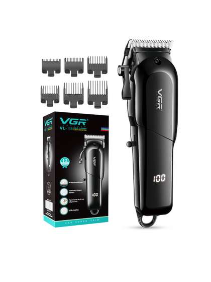 VGR VL-118 Barbers
                    Choice Salon Hair Clipper with 200 Min Runtime &
                    6 Length Settings