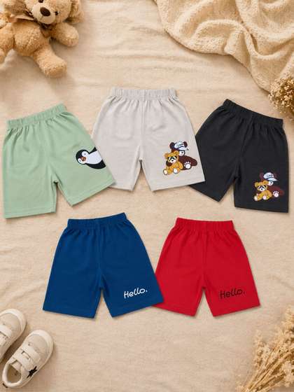 Aakriti Unisex Kids
                    Printed Outdoor Shorts