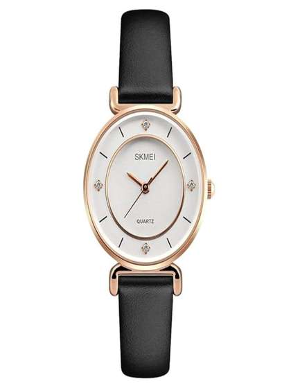Skmei Women
                      Embellished Dial & Leather Straps Analogue
                      Watch 1330LRG