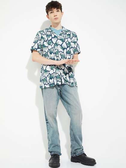 max Men Printed Casual
                      Shirt