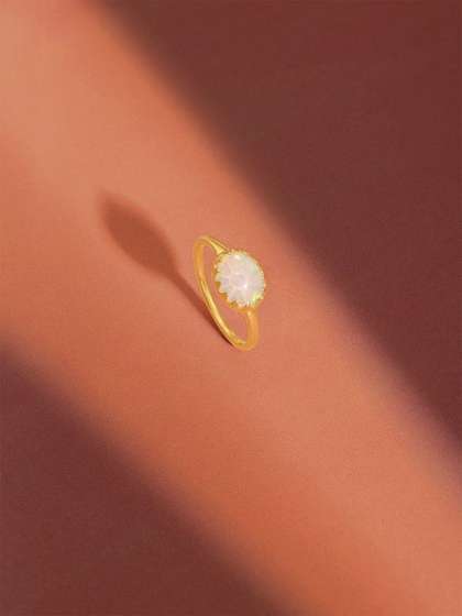 Mia by Tanishq14 Kt
                        Solar Opal Studded Gold Ring - 1.661 g