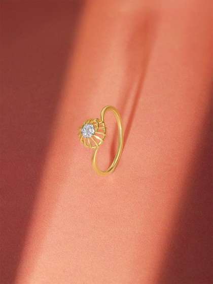 Mia by Tanishq 14 KT
                        Gold 0.0126 CT Diamond Studded Ring-1.263 g