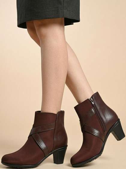 MISSAS GROUP Women
                        Pointed Toe Zip Regular Boots
