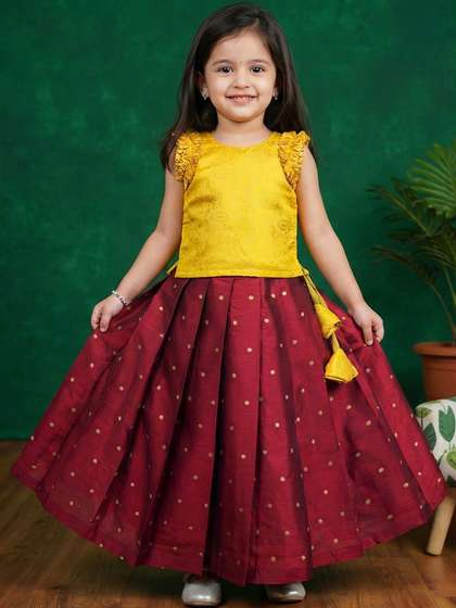 STANWELLS KIDS Baby
                    Girls Designer Ready to Wear Lehenga Choli