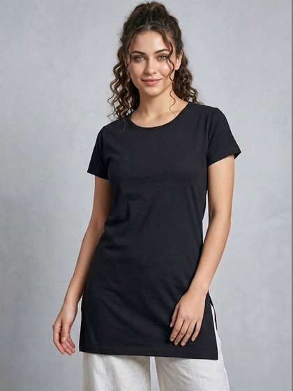 VERO MODERNO Round
                        Neck Lounge Tshirts