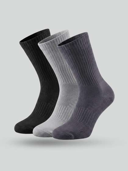 XYXX Men Pack of 3
                    Cotton Calf Length Socks