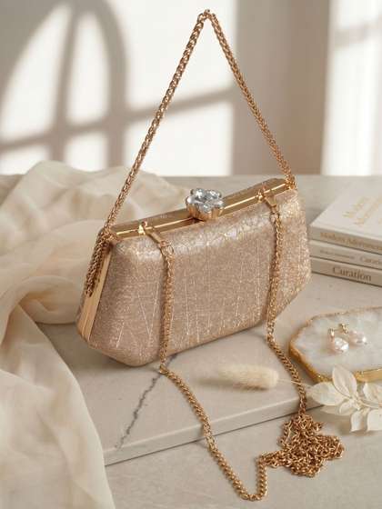 OSTY Textured Box
                        Clutch