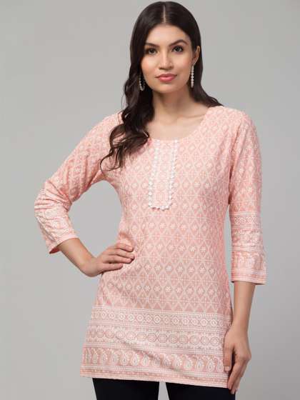 SHAUKIYA Geometric
                        Printed Kurti