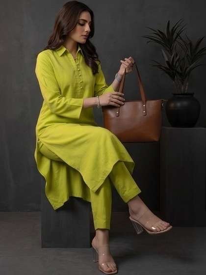 Varanga Women
                        Regular Kurta with Trousers