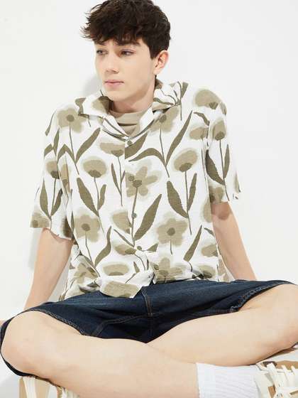 max Men Floral Printed
                      Casual Shirt