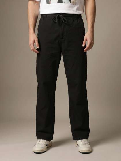 glitchez Men Pure
                        Cotton Trousers