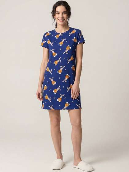 Sweet Dreams Printed
                      Nightdress