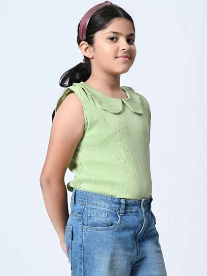 IndiWeaves Girls
                        Crepe Tops