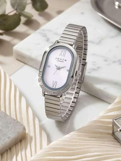 Joven Women
                        Embellished Bracelet Style Analogue Watch -
                        J8-E