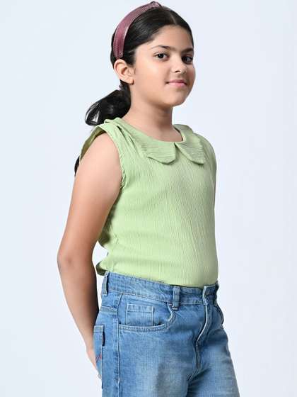 IndiWeaves Girls
                        Crepe Tops