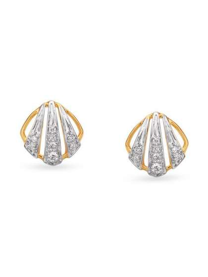 Mia by Tanishq 14KT
                        Gold Radiant Arc Diamond Stud Earrings - 1.008
                        g