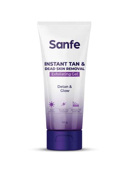 Sanfe Instant Tan &
                    Dead Skin Removal Exfoliating Gel- 100 g