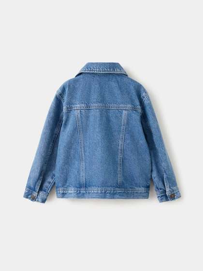 Mango Kids Boys Pure
                      Cotton Denim Jacket