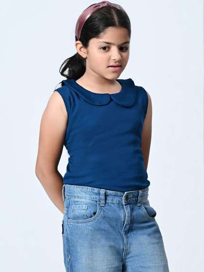 IndiWeaves Girls
                        Crepe Tops