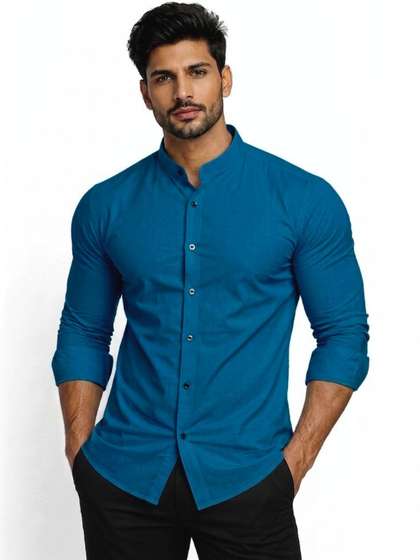 SKY GLOBAL Men
                        Classic Casual Shirt