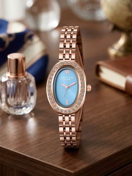 Joven Women
                        Embellished Dial & Stainless Steel Bracelet
                        Style Straps Analogue Watch J6-D
