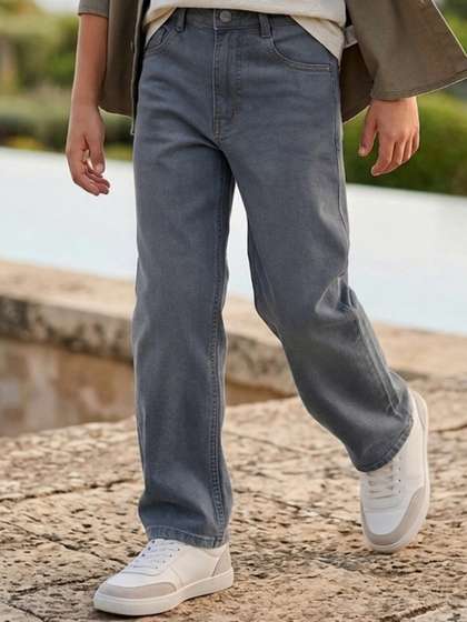 Urbano Juniors Boys
                    Loose Baggy Fit Washed Heavy Fade Stretchable Jeans