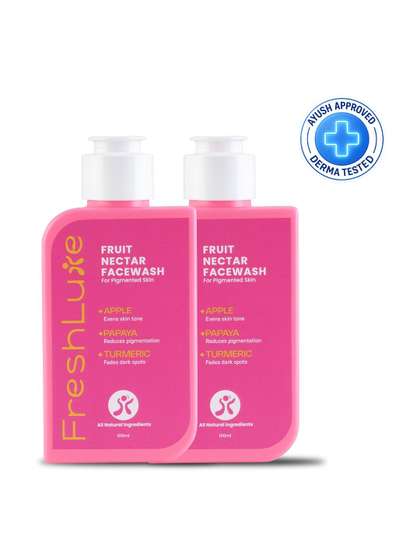 Freshluxe Set Of 2 Fruit
                    Nectar Facewash For Pigmented Skin - 100 ml Each