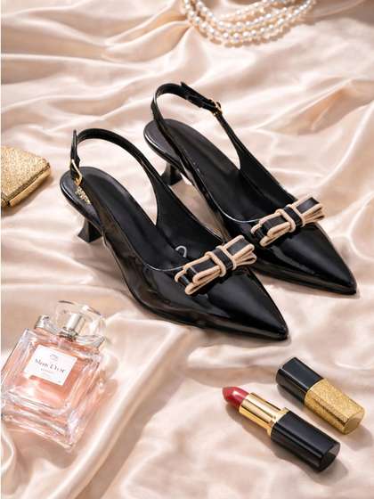 Stylestry Party
                        Kitten Pumps with Bows
