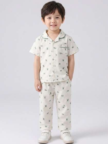 The Magic Wand Unisex
                    Kids Printed Night suit