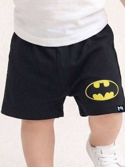YK X Minute Mirth Boys
                      Printed Batman Shorts