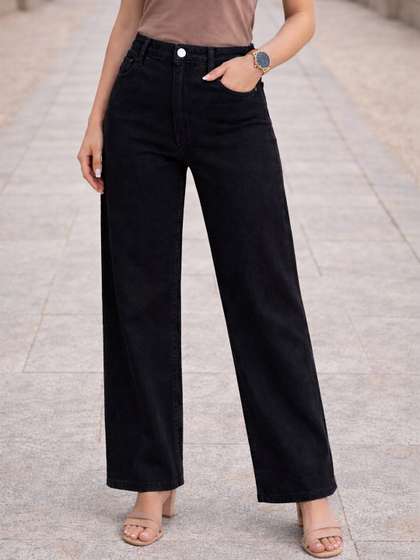 Encrypt Women
                        Straight Fit High-Rise Stretchable Jeans