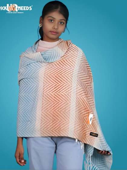 Pick Ur Needs
                          Women Checked Woven Design Shawl
