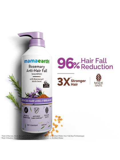 Mamaearth Rosemary
                      Anti-Hair Fall Shampoo With Methi Dana - 600ml