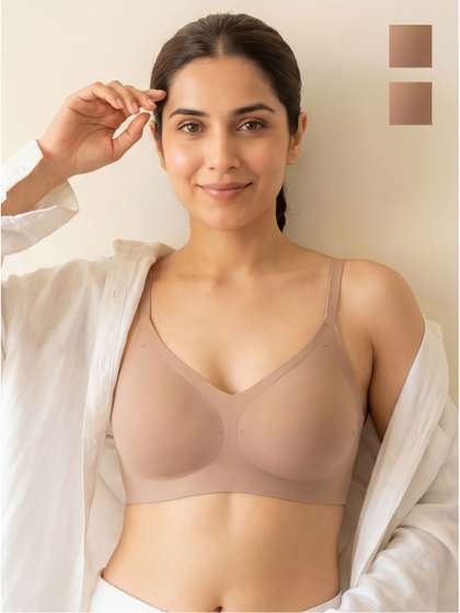 DressBerry Pack Of 2
                        Full Coverage All Day Comfort Cotton Bra