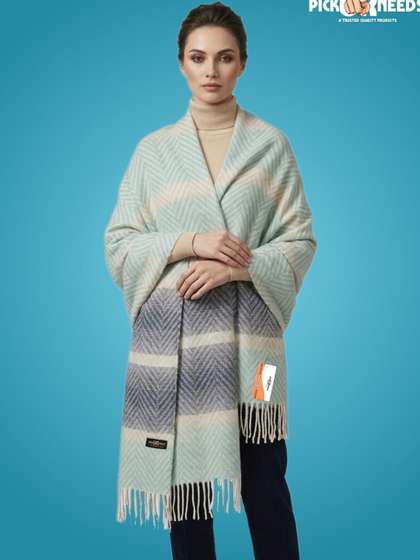 Pick Ur Needs
                          Women Checked Woven Design Shawl