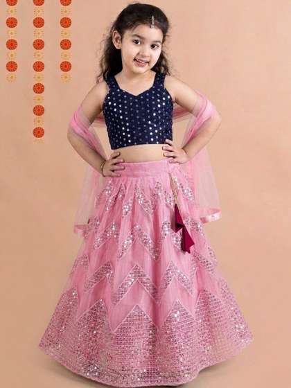 Sainur creation
                        Girls Embellished Sequinned Ready to Wear
                        Lehenga & Blouse With Dupatta
