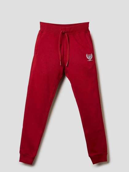 RUFF Boys Regular Fit
                    Brand Logo Joggers