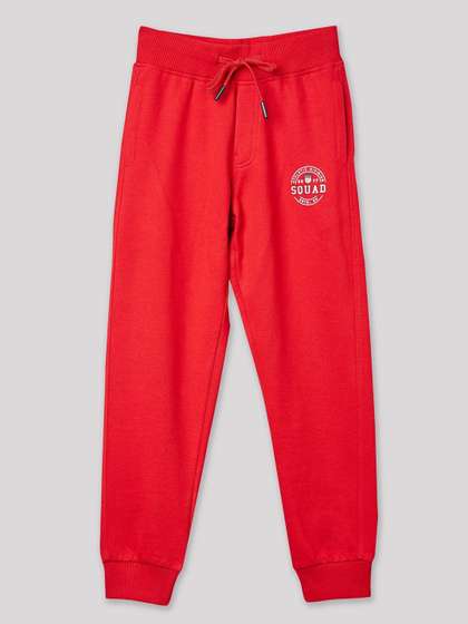 RUFF Boys Regular Fit
                    Brand Logo Training Joggers