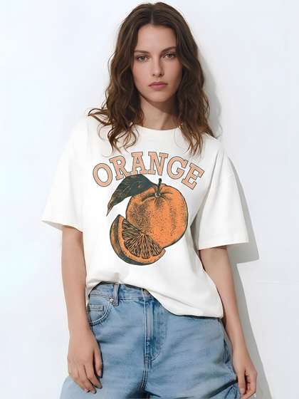 SMARTEES Women
                          Printed T-shirt