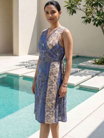 Ishin Print Dress