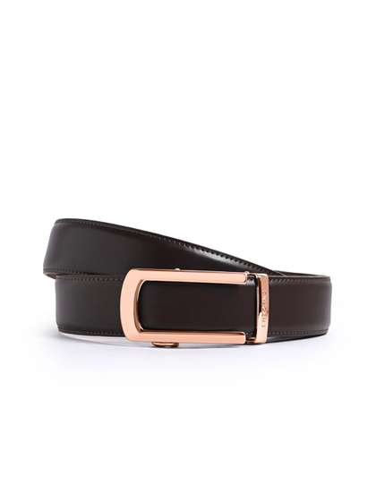 Cazzano Men Textured
                    Leather Formal Belt
