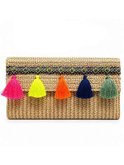 BLUE BEADS Purse
                          Clutch