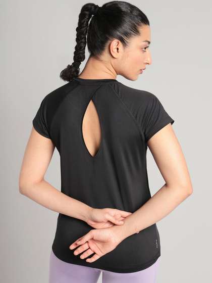 Women's Black Spirit
                        Run T-shirt