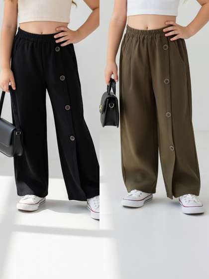 Cutiekins Girls
                      Relaxed Easy Wash Trousers